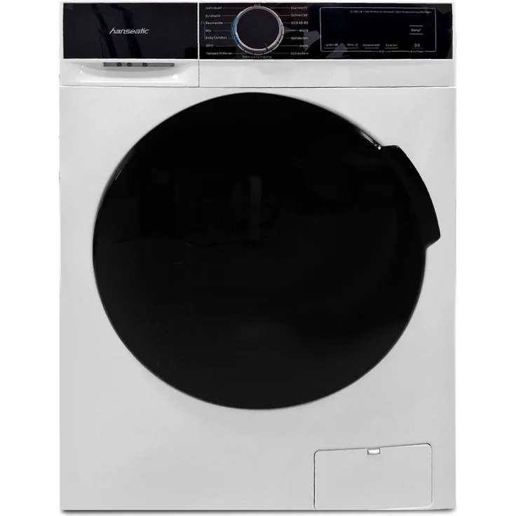 Hanseatic HWMA714A Waschmaschine, 7 kg Fassungsvermögen, Energieeffizienzklasse A, mit AquaStop und Kindersicherung