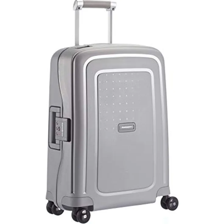 Samsonite S'Cure - Spinner S Handgepäck, 55 cm, 34 L, Silber (Silver)