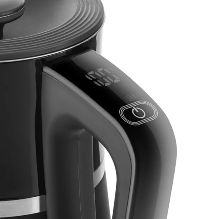 HYUNDAI VK 309 Edelstahl Wasserkocher I Doppelwandiger Wasserkocher I 1.7 Liter I 2200 Watt I 5 Temperaturstufen I LED-Display I KEEP WARM-Funktion I Automatische Abschaltfunktion – Bild 5