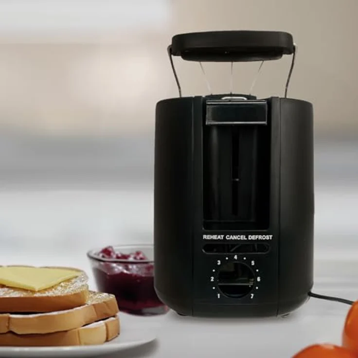 JOCCA Toaster 2312 für 2 Scheiben, Nature-Linie mit 7 Bräunungsstufen und Auftaufunktion – Bild 9