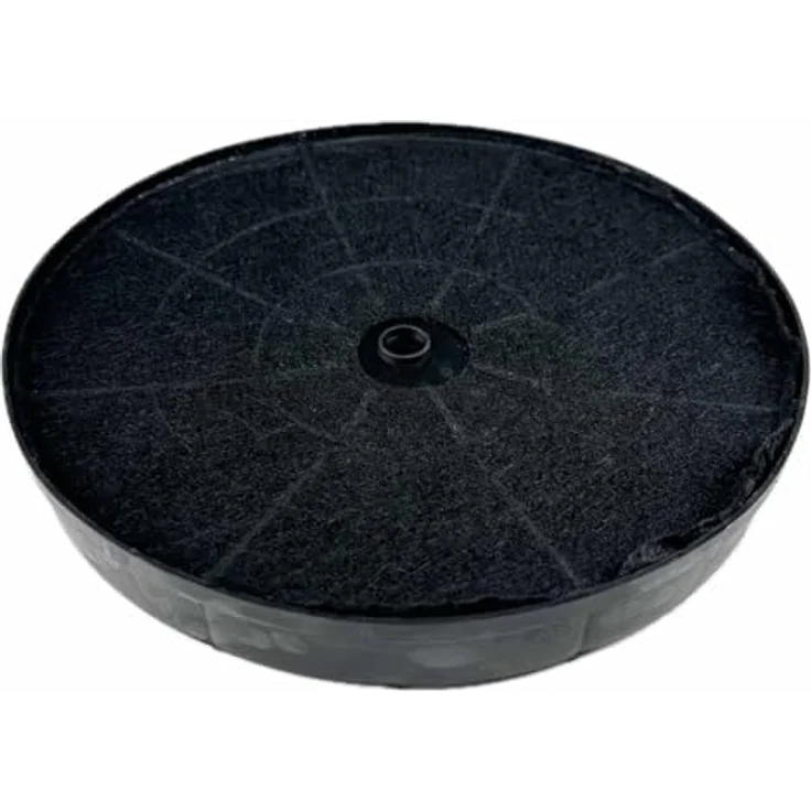 AIR2GO Aktivkohlefilter für Indesit FAC509 / F233, schwarz, Höhe 28mm, Durchmesser 232mm, 6 Monate Nutzungsdauer, 15 Jahre Haltbarkeit – Bild 3