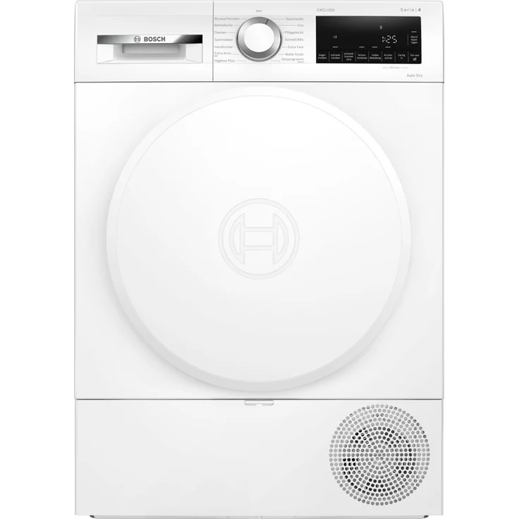 Bosch Exclusiv WQA233C9K, Wärmepumpentrockner mit 8 kg Fassung und Auto Dry Sensor