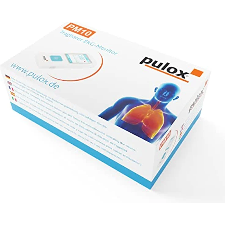 Pulox PM10 Mobiles EKG und Pulsoximeter, tragbares Gesundheitsgerät mit Bluetooth, EKG-Aufzeichnung und Herzfrequenzanalyse – Bild 7