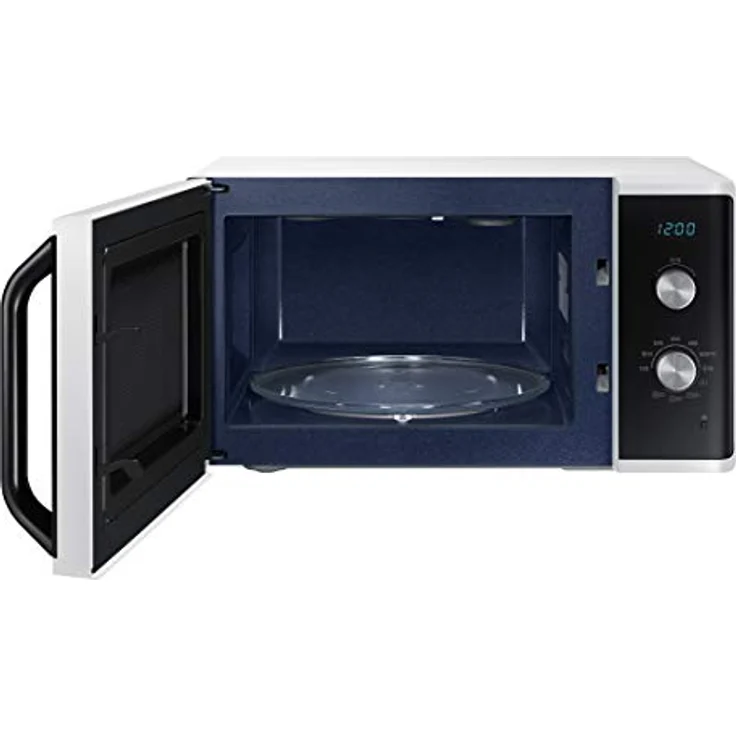 Samsung MG23K3614AW/ET Mikrowellenherd, freistehend, Dual Dial MG23K3614AW/ET, Crunch-Kochen, AutoDefrost, Mikrowelle + Grill 800 W + 1100 W, 23 l, 49 l x 27,5 h x 39 cm, weiß – Bild 2