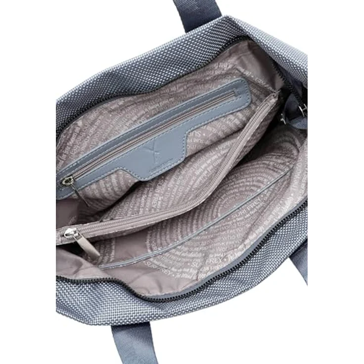 SURI FREY Shopper SFY SURI Sports Marry, hochwertiger Nylon Shopper mit Reißverschluss, zweifarbig, mit abnehmbarem Umhängeriemen und praktischen Seitentaschen – Bild 7