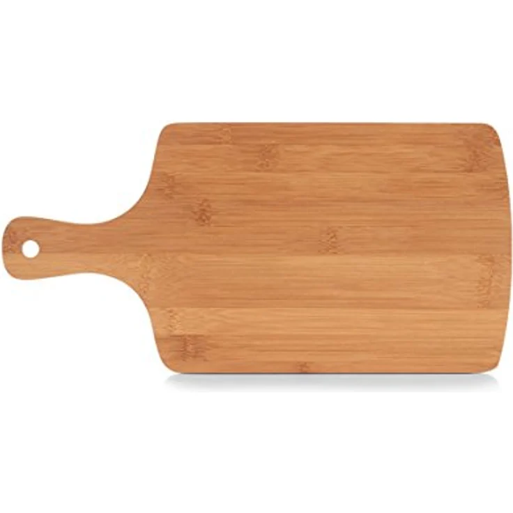 Zeller 25181 Schneidebrett mit Griff, natur, ca. 40 x 19.5 x 0.9 cm – Bild 2