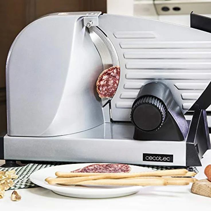 Cecotec Aufschnittmaschine Rock'nCut Twin 180W Schwarz Rostfreier stahl – Bild 2