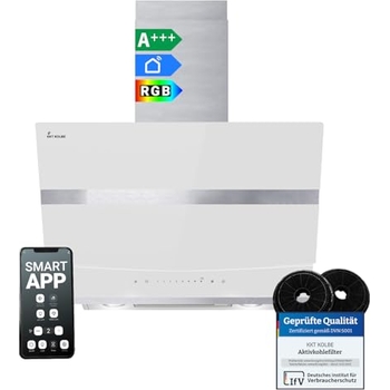 KKT KOLBE Dunstabzugshaube 60cm Edelstahl - Umluft/Abluft Mit LED-Beleuchtung