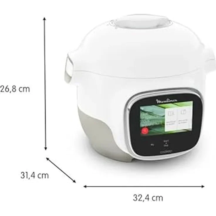 Moulinex Küchenmaschine Moulinex CE922110 Weiß 900 W 3 L, 900 W – Bild 2