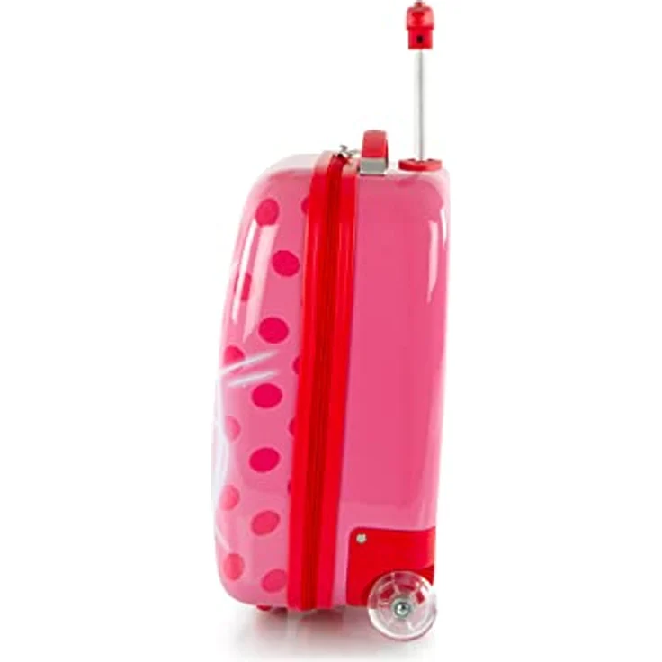 Heys Kinderkoffer Miraculous Lady Bug rosa, 46 cm, 2 Rollen, leichter Polycarbonat-Verbundstoff, Heys x Joachim Llambi Kindertrolley Handgepäck-Koffer – Bild 3