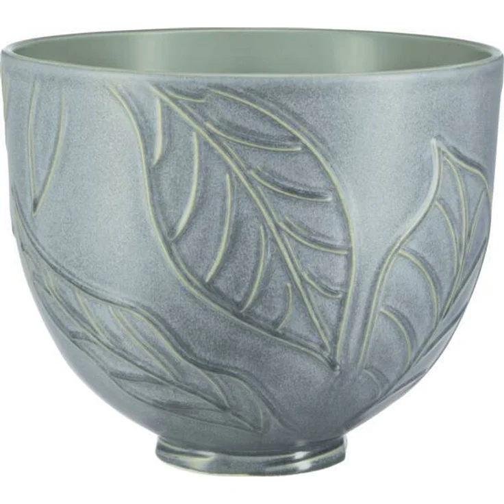 KitchenAid Rührschüssel 5KSM2CB5LB Spring Leaves Keramikschüssel 4,7L Grün-Blau