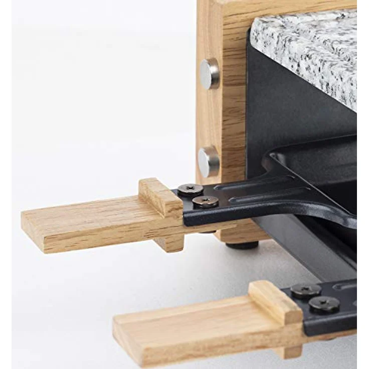 H.koenig WOD2 Raclette Grill mit Granitstein für 2 Personen 350 W – Bild 4