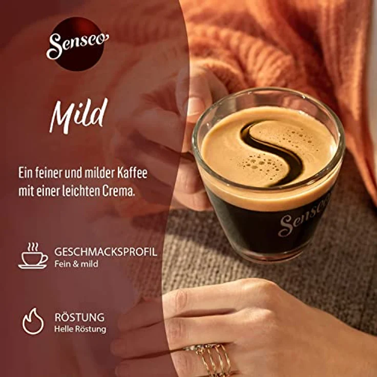 Senseo Mild Kaffeepads, für alle Padmaschinen, Kaffee, Raffiniert und Fein, 360 Kaffee Pads, á 6.9 g – Bild 5