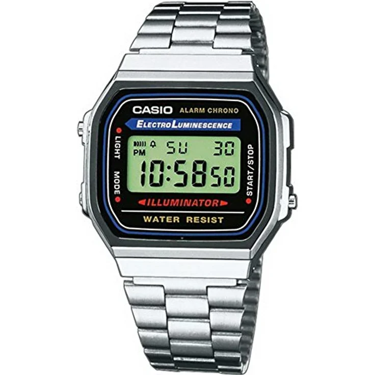 Casio Herren Armbanduhr A168WA 1YES Vintage, digital – Bild 3