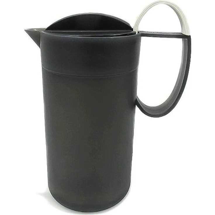 TUPPERWARE Milchaufschäumer Exclusiv Crema Momenti, 500 ml, schwarz, spülmaschinenfest, perfekter Schaum für Kaffee und Kakao
