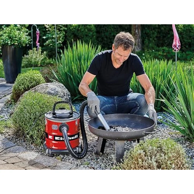 Einhell Aschesauger TC-AV 2032 DW, 850 W mit 175 mbar Saugleistung, 20 L Auffangbehälter, Faltenfilter, Blasfunktion, 1,2 m Schlauch, 2 m Kabel – Bild 2