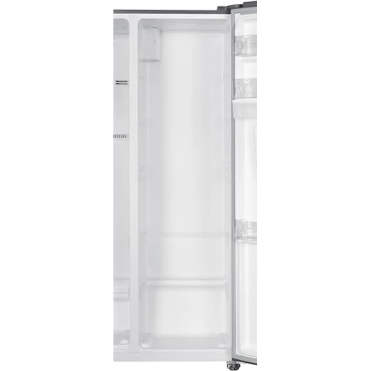 Respekta Side by Side Kühlschrank Gefrierkombi, Inox Look, 288 L Kühlfach, 151 L Gefrierfach, Wasserspender, No Frost, 178 cm – Bild 7