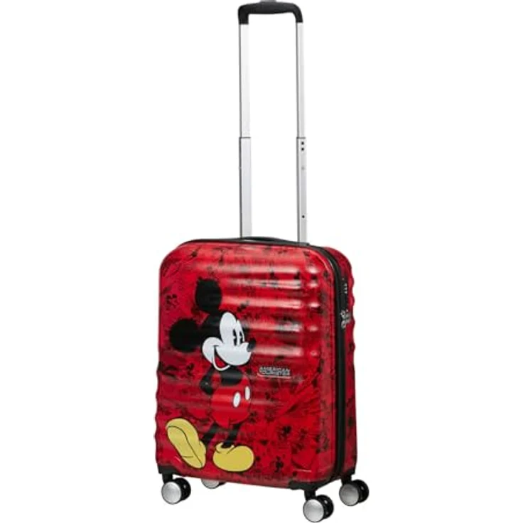 American Tourister Wavebreaker Disney FL - Spinner S, Handgepäck, 55 cm, 36 L, Mickey Comics Red – Bild 3