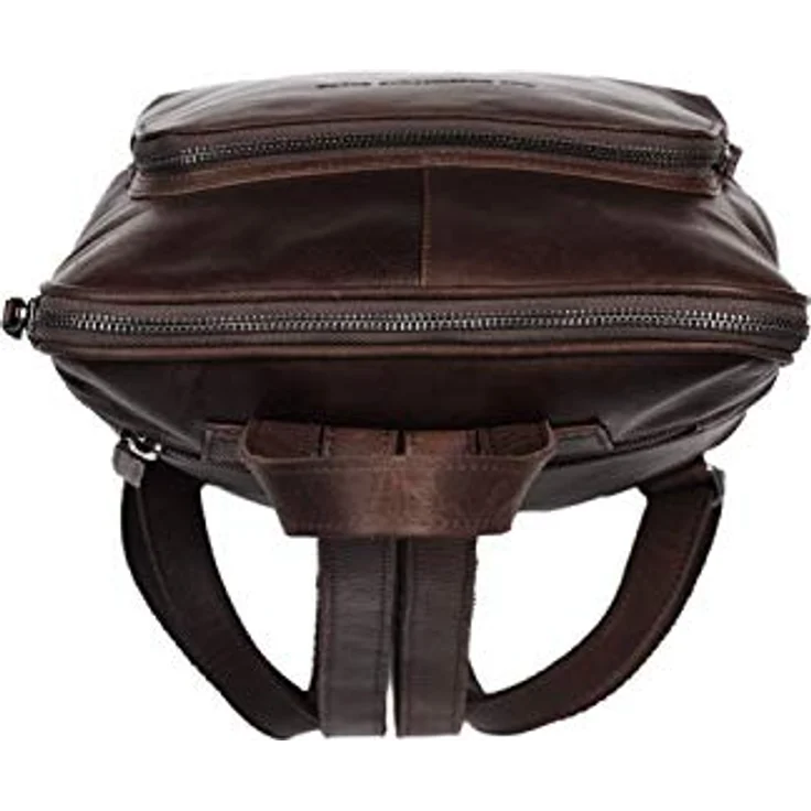 The Chesterfield Brand Wax Pull Up City Rucksack, Leder 34 cm, braun, 100% Leder, kompaktes Design – Bild 4