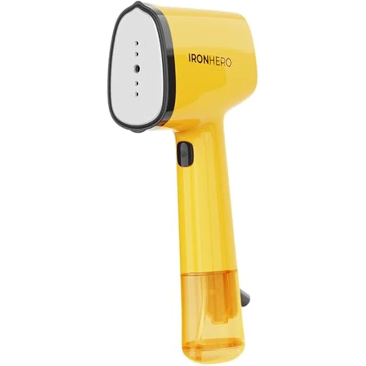 Cecotec IronHero V-1500 Essential, Vertikales Bügeleisen mit 1500 W Leistung, Keramiksohle, kontinuierlicher Dampf 25 g/min, schnelles Aufheizen in 30 Sekunden, Desinfektion und Reinigung, gelb – Bild 2