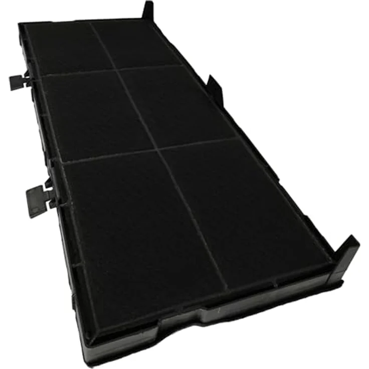 vhbw 4x Aktivkohlefilter für Seppelfricke GZD3049, DT62-1, KF8, DT61-1, DT92-1 Dunstabzugshaube - Schwarz – Bild 3