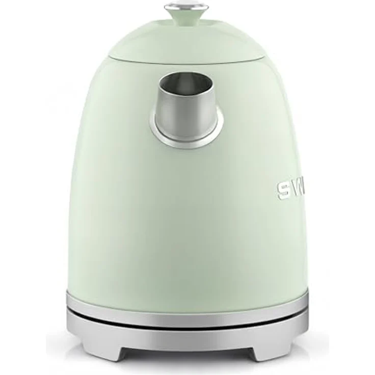 SWEISS Vintage Wasserkocher, 1 l, Edelstahl, 1000 W, 360° drehbar, automatische Abschaltung, Grüner Farbton – Bild 5