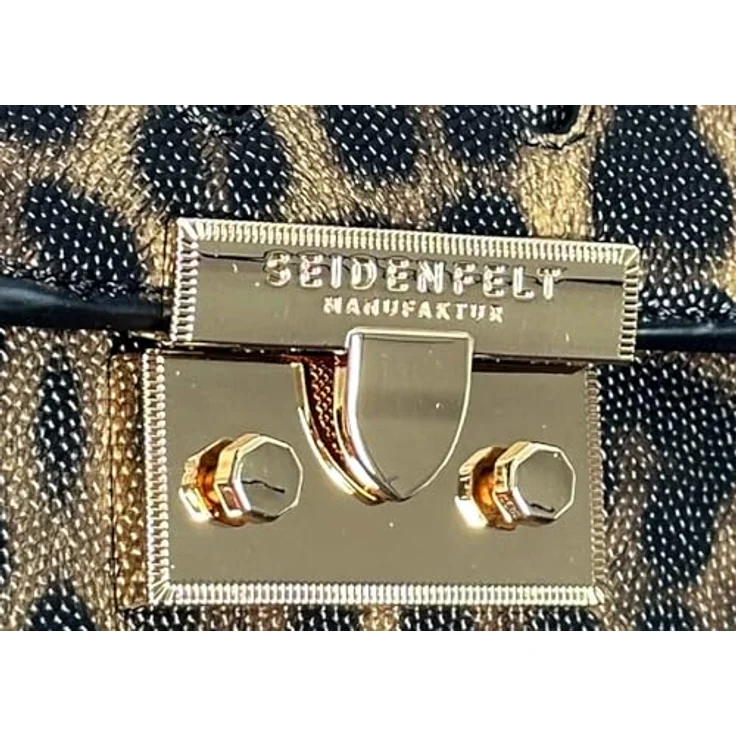 Seidenfelt Roros Handytasche 11 cm, braun, elegantes Design mit praktischem Steckverschluss aus hochwertigem Kunstleder – Bild 7