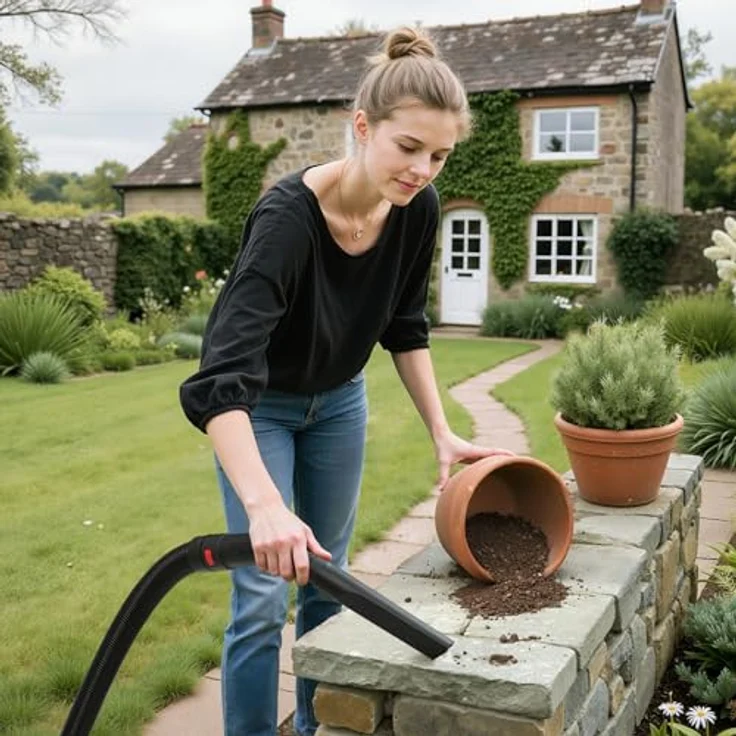 Bosch PAS20-220P, kabelgebundener Nass- und Trockensauger mit 1.200-W-Motor, 220 mbar Saugleistung, 2,2 m Saugschlauch und innovativem Flachfaltenfilter – Bild 5