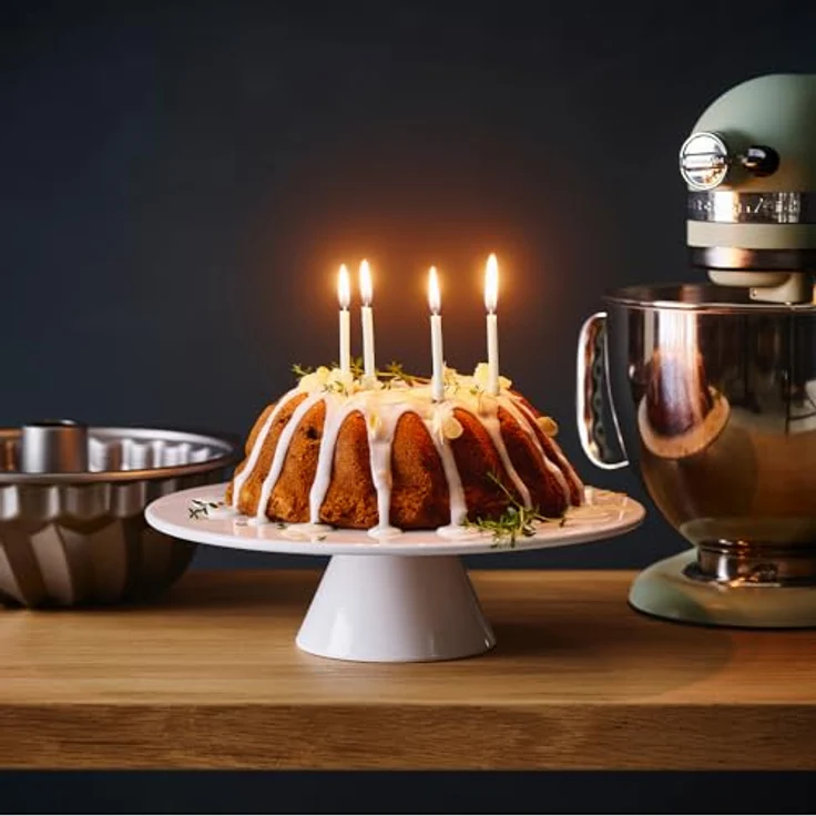 KitchenAid Bakeware Tulband-Kuchen-Bundt-Form, 24cm, aluminisiertem Stahl, PFAS-frei, Antihaftbeschichtung, grau, backofenfest bis 230°C, spülmaschinenfest – Bild 4