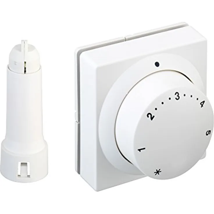 Danfoss Fühlerelement RA 5062, Ferneinstellelement 2 m, Reinweiß, mit Frostschutzfunktion und Proportionalregelung
