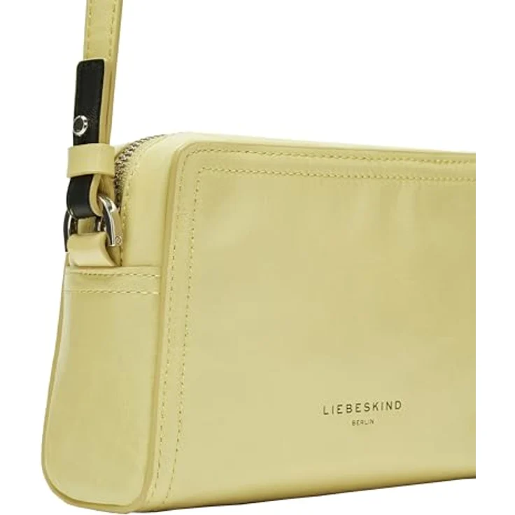 Liebeskind Chudy Umhängetasche S, 100% Leder, 20 cm x 6 cm x 12.5 cm, gelb – Bild 4