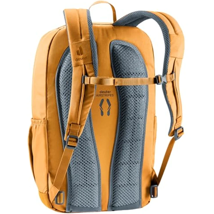 Deuter Gogo Freizeitrucksack, Daypack mit Airstripes System, 100% recyceltem Material, Farbe amber-maple – Bild 6