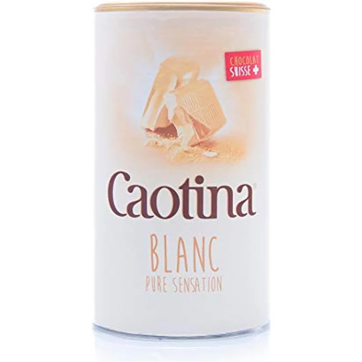 Caotina blanc, Kakao Pulver mit weißer Schweizer Schokolade, heiße Schokolade, Trinkschokolade, 3er Pack, 3 x 500g – Bild 2