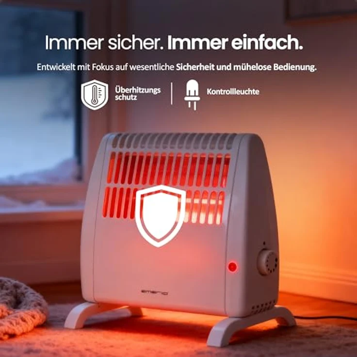 Emerio Frostwächter FG-117320, freistehender Frostschutz mit 500W, einstellbarem Thermostat, für 5 m², Weiß – Bild 7