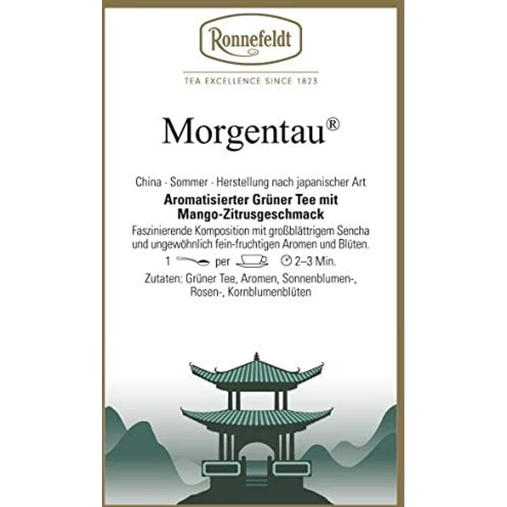 Morgentau aromat. grüner Tee 100g : 1 x 100g Einzelpackung – Bild 4
