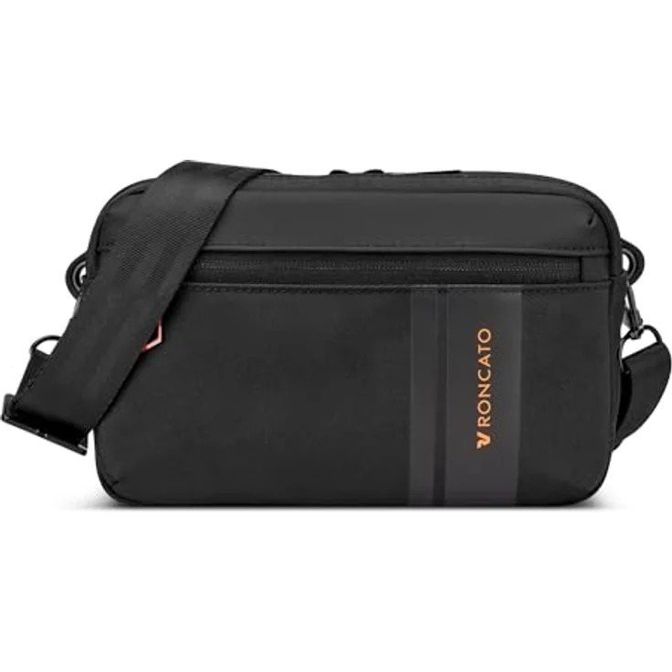 Roncato Metropolitan Travel Rucksack, 40 cm mit Laptopfach, schwarz aus 100% Polyurethan – Bild 2