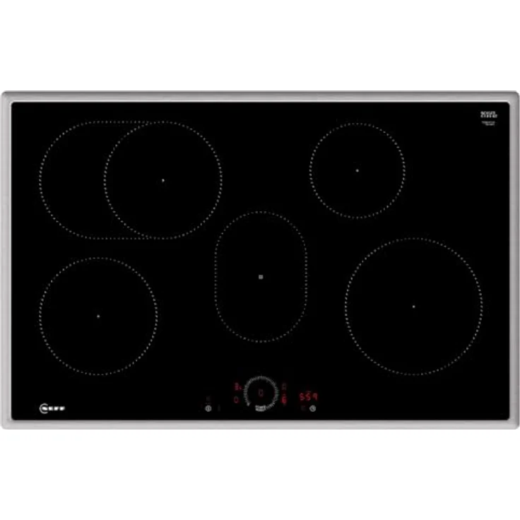 Neff BX48PIB0 Set, Pyrolyse Backofen B2CCG6AK3 und Induktionskochfeld T58SHF1L0, Schwarz, mit CircoTherm®, 71 l Volumen, 4 Kochzonen, selbstreinigend – Bild 3