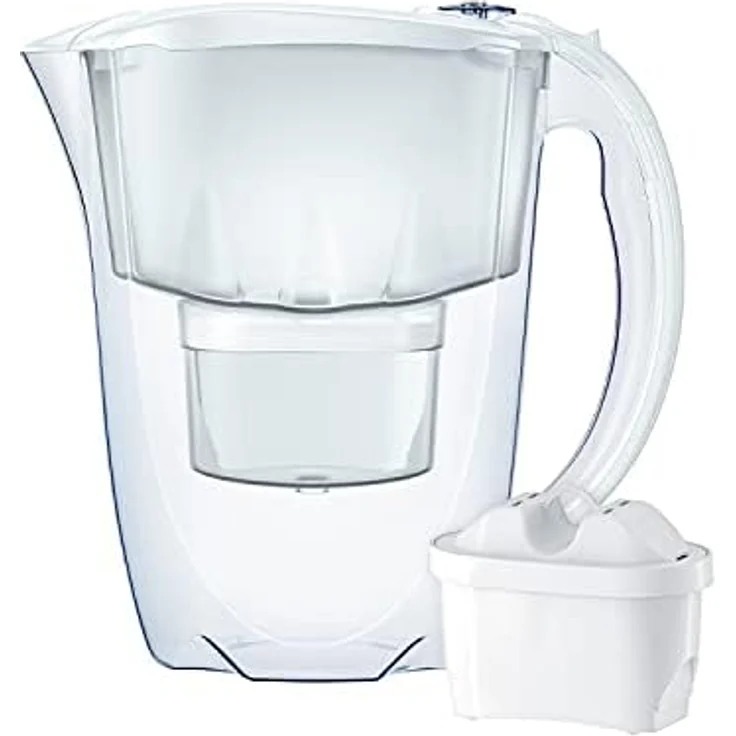 Aquaphor Amethyst Filterkanne - Trinkwasserkanne mit 3 Original-Kartuschen Maxfor Plus, Farbe Weiß – Bild 2