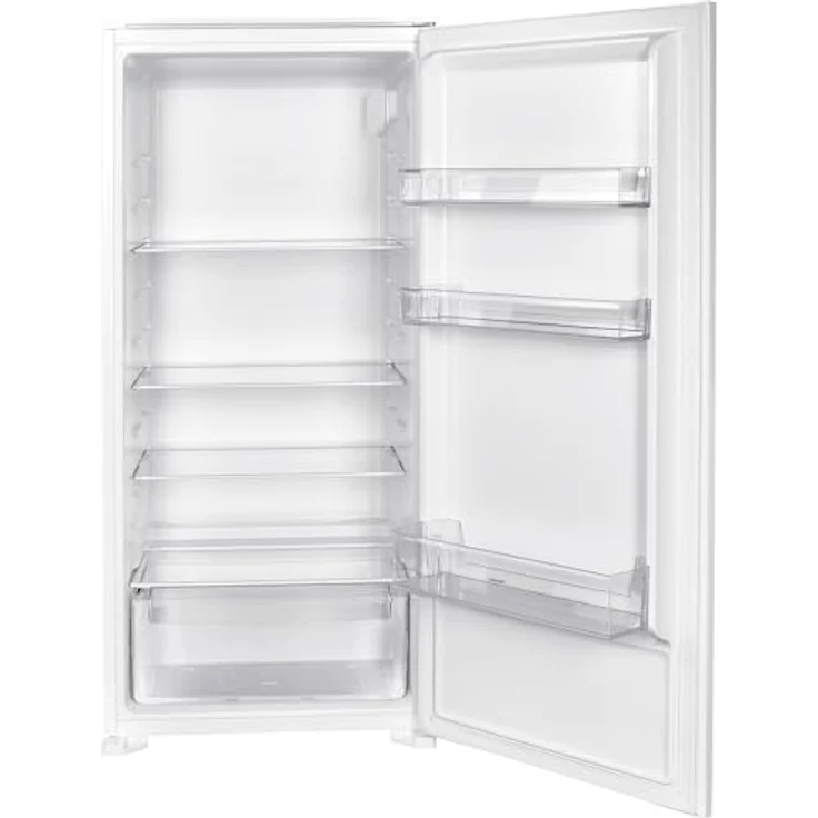 homeX CB1991E Einbaukühlschrank, 199 Liter, ohne Gefrierfach, Schlepptürtechnik, LED-Beleuchtung, 39 dB, für 122 cm Nische – Bild 9