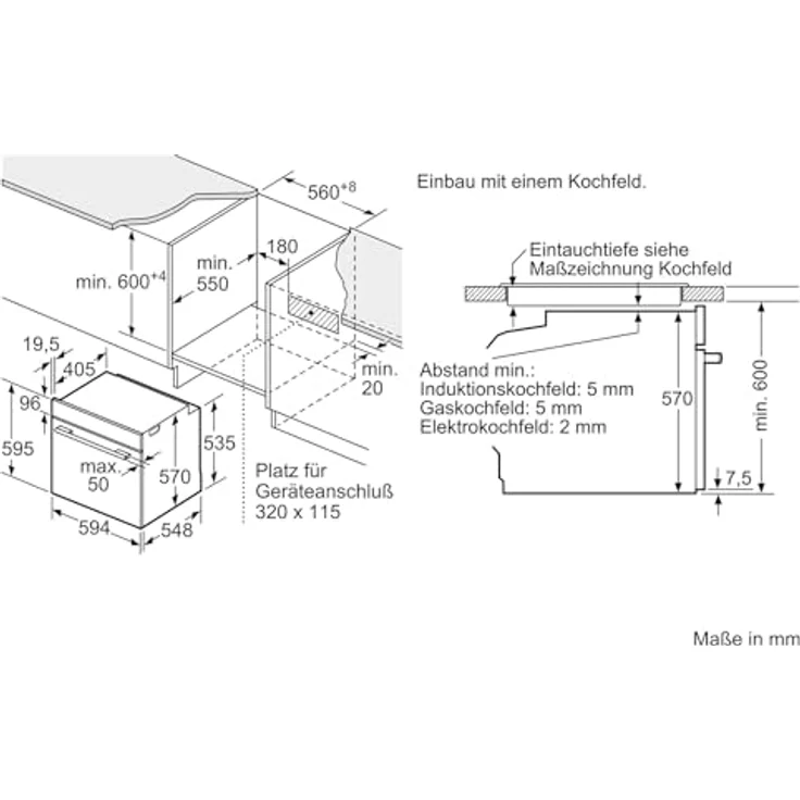Siemens studioLine HB478GCB0S Pyrolyse Einbaubackofen blackSteel, 9 Backofenfunktionen, activeClean Selbstreinigungsautomatik, Bratenthermometer, lightControl – Bild 5