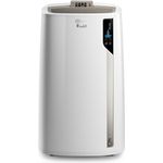 De'Longhi Pinguino PACEL110ERFWiFi, mobile Klimaanlage für Räume bis 100 m³, 11.000 BTU/h, Wi-Fi, Alexa & Google Assistant, Entfeuchtungsfunktion, Gas R290, Klasse A, Weiß