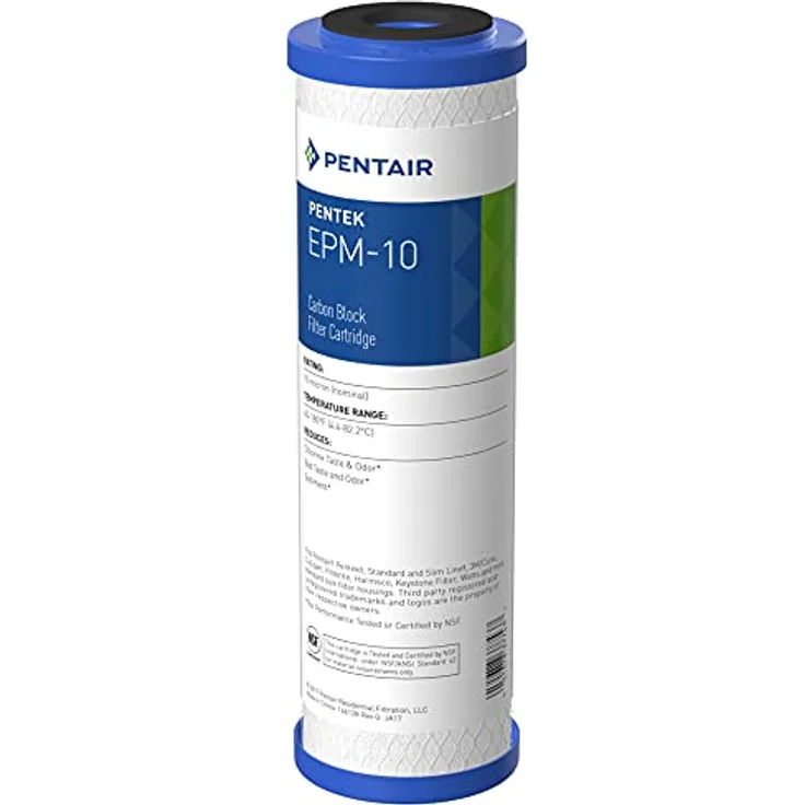 PENTAIR - Aktivkohlepatrone - EPM-10 - Trinkwasserfilter - Chlorreduzierung - 9-3/4" x 2-7/8" 10 Mikrometer