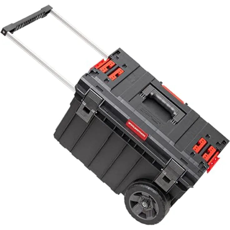 Toolbrothers RHINO XXL Trolley ECO Standard Vario+ 605 x 405 x 345 mm 44 l IP66 mit Laufrädern auf Metallachse
