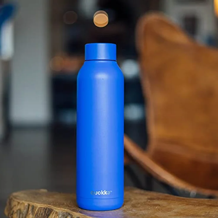 Quokka SOLID ULTRAMARINE, Edelstahl-Thermosflasche 850 ml mit Vakuumisolierung und Anti-Leak-Verschluss – Bild 2