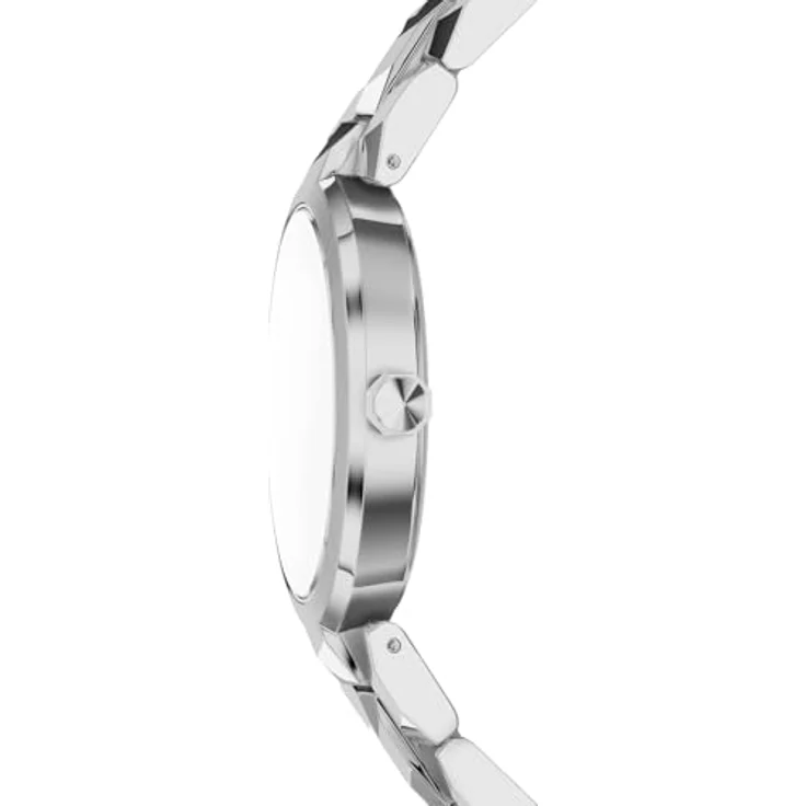 Armani Exchange AX4405 Damen 34MM Edelstahl Uhr, silberfarben, Quarzwerk, kratzfestes Mineralglas, wasserdicht bis 50 m – Bild 4