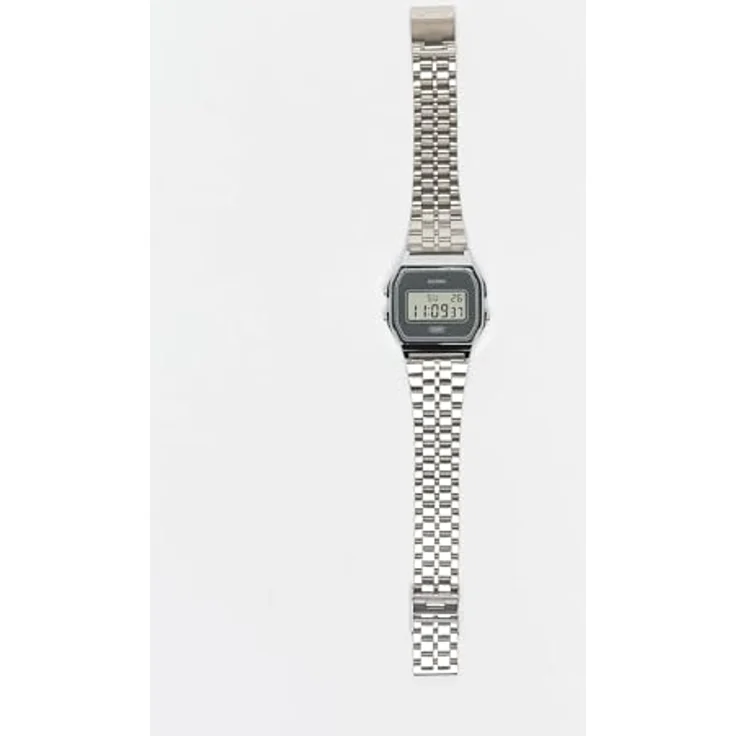 Casio Vintage Collection A159WEVJ-7, Digitaluhr für Herren mit grauem Ziffernblatt, Edelstahlarmband und Quarzwerk – Bild 2
