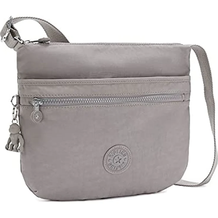 Kipling Basic Arto Umhängetasche, 29 cm, grau, verstellbarer Schultergurt, mehrere Fächer – Bild 3