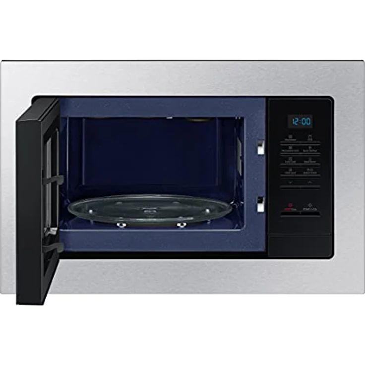 Samsung Mikrowelle mit Grill MG23A7013CT-EC, Einbaugerät, 23 Liter Garraum, 800 Watt, silber schwarz, Emaille – Bild 4