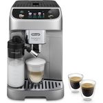 De'Longhi Magnifica Plus ECAM322.70.SB Kaffeevollautomat mit LatteCrema-Milchsystem für Automatischen Cappuccino, 1450W, Silber/Schwarz