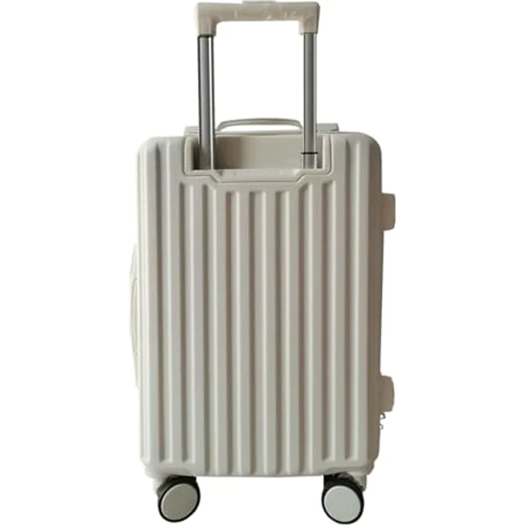 NTK-Collection Leandra, Hartschalenkoffer 2er-Set in Weiß, M (50 l) und L (80 l), mit integriertem Zahlenschloss und leichtläufigen Rollen – Bild 2